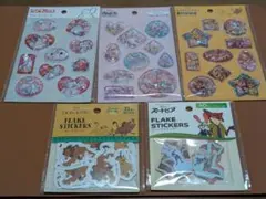 ひ*み様 ディズニー　ウォーターシール　フレークステッカー　セット