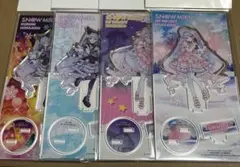 雪ミク クロミ＆マイメロ コラボ アクスタ ４点セット