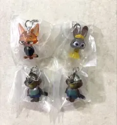 ズートピア2 めじるしアクセサリー　ニック　ジュディ ニブルス　ガチャガチャ