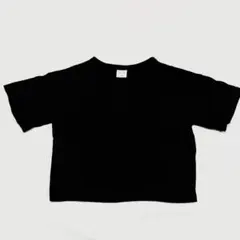futafuta 無地 黒 半袖 Tシャツ 100のサムネイル