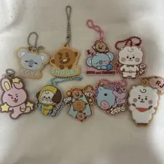 BT21 ラバーキーホルダー 9種セット