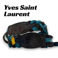 Yves Saint Laurent サッシュベルト スエード 編み込み YSLのサムネイル