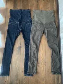 無印良品　マタニティパンツ　2本セット