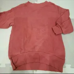 キッズ 100 トレーナー 長袖 プティマイン 綿100% 赤 男の子 女の子