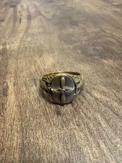 U.S ARMY ヴィンテージ　ゴールド ミリタリーリング　アメリカ空軍19号