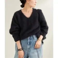 【美品】plage プラージュ フォックスファーニット 2way