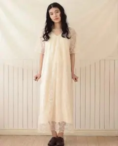 muguet sheer flower onepieceのサムネイル