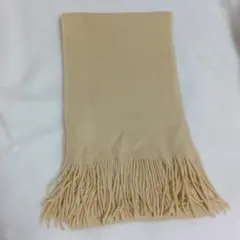 【未使用】マフラー ストール ベージュゴールド系