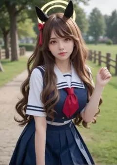 Y9219 A4 ポスター 夏目彩音 コスプレ 水着 アート 美人 綺麗