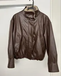 yolo 襟ファー付きジャケット