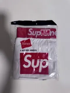 新品 白 1枚 SUPREME ボクサーパンツ Sサイズ