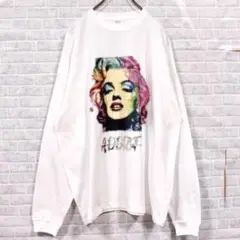 未使用 ADDICT マリリン・モンロー ロンTシャツ ビッグプリント Mのサムネイル