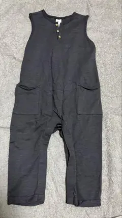 H&M ダークグレー ロンパース　オーバーオール　92cm