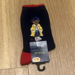新品　ポロラルフローレン　セイルボートベア キッズソックス　靴下　19-21cm