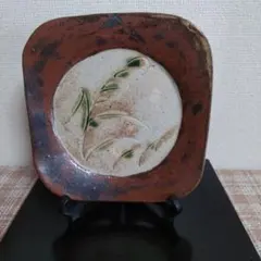 廣永窯 坪島土平 半泥子仙鶴窯 梅絵角皿 広永窯 - メルカリ