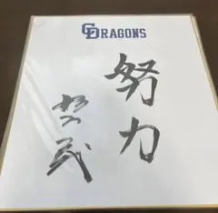 中日ドラゴンズ チェン·ウェイン氏 直筆サイン - メルカリ