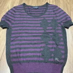 バーバリー半袖セーター