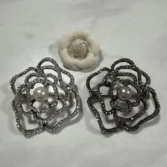 ¨̮♡︎ INGEBORGコサージュ3個セットのサムネイル