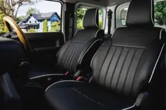 スズキ SUZUKI 純正 ストライプ柄 シートカバー MA36S MA46S - メルカリ