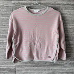 3can4on 長袖カットソー 120サイズ ピンクグレー