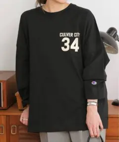 別注【Champion/チャンピオン】ロングスリーブTシャツ16s/OE