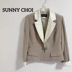SUNNY CHOI ベージュ ジャケット 長袖 レディース 上品 海外古着