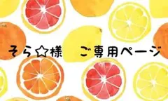 そら☆様　ご専用ページ