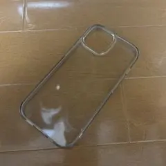 【極美品】iPhone 15用 クリアケース 透明 耐衝撃