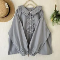 新品★サマンサモスモス★衿＊胸元＊フリルブラウス