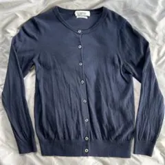 【美品】NEWYORKER ネイビー カーディガン
