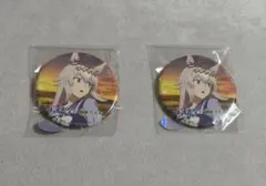 ウマ娘×笠松けいば オグリキャップ アクスタ＆缶バッジ - メルカリ