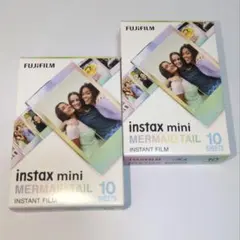 新品未使用 チェキフィルム MERMAIDTAIL 10枚x2