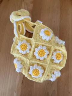 お花ぷっくりモチーフバッグ