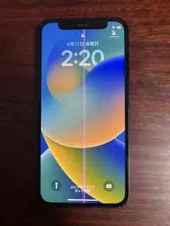 な*ぴ様 iPhone 12miniブラック 本体 画面に線あり