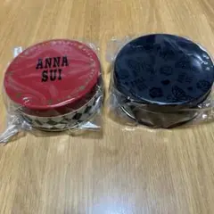 ANNA SUI 空き缶 赤 黒 2個セット