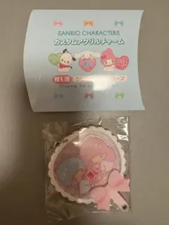 サンリオキャラクターズ シークレットカスタムアクリルチャーム うちわ　キキララ