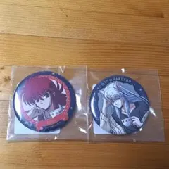 DMMスクラッチ 幽遊白書 E賞 蔵馬＆妖狐蔵馬 缶バッジ 2種 パジャマ
