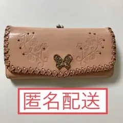 ANNA SUI がま口 2つ折り財布 長財布 ウォレット キャット 猫 花柄 