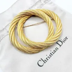 2704 人気✨Dior　ブローチ　CD　ロゴ　希少　刻印
