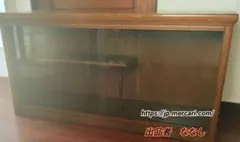 Retro, vintage, antique shop fixtures, glass cabinets, display cases