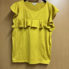 golden yellowフリル 半袖 カットソーのサムネイル