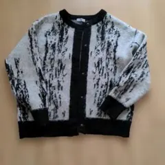 PAGEBOY 長袖カーディガン グレーとブラック