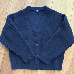 UNIQLO120サイズ ネイビー カーディガンキッズトップス