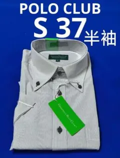 ♦GREENWICH POLO CLUB ♦半袖 S 37 ♦ メンズワイシャツ