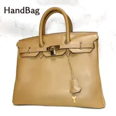 美品】ハンドバッグ カデナ 南京錠 鍵付き レザー シボ革 レッド