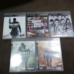 PS3ソフト　５点まとめ売り！