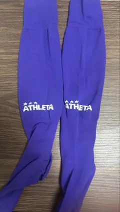 ATHLETA サッカーソックス パープル