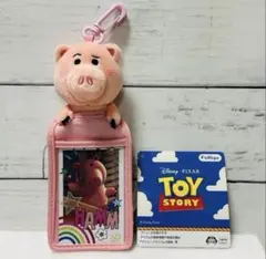 トイ・ストーリー チェキ風カード付きぬいぐるみパスケース（ハム