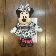 ミニーマウス ヒョウ柄キーホルダー