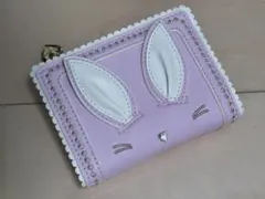 mezzo piano うさぎスカラップ　お財布　ピンク　メッゾピアノのサムネイル
